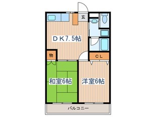 グランオーク武蔵府中の物件間取画像